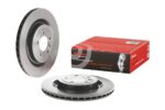 LAND ROVER REAR BRAKE ROTOR DISK SET x2 RANGE 13-18 RR SPORT 14-18 LR033303 BREMBO