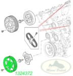 LAND ROVER TIMING BELT UPPER PULLEY LH DIESEL V6 LR3 LR4 RANGE SPORT 1324372 OEM