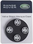 LAND ROVER TIRE VALVE STEM CAP SET x4 RR SPORT EVOQUE RANGE DEFENDER LR4 LR2 VPLRW0153 OEM