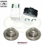 LAND ROVER FRONT BRAKE PAD & ROTOR DISC SET DISCOVERY 2 II MR0128 SFP500150 SDB000380 AM/OEM
