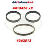 LAND ROVER THERMOSTAT GASKET KIT RR SPORT 06-09 LR3 V8 RANGE 4362513 4413478 ALLMAKES4x4