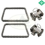 LAND ROVER ENGINE TIMING CHAIN UPPER AND TENSIONER SET RANGE M62 03-05 MR0112 LHP000030 LHP000040 LHN000030 INA AFT