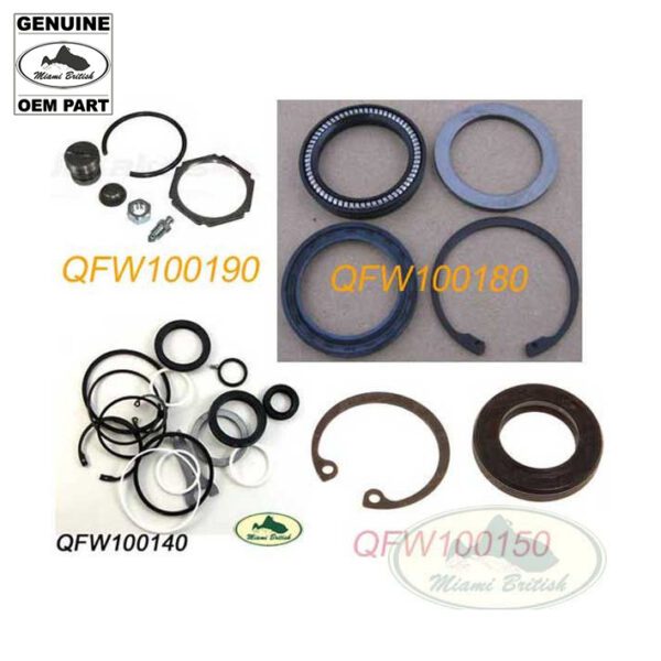 LAND ROVER POWER STEERING GEAR BOX COMPLETE REPAIR KIT DISCOVERY 2 II QFW100140 QFW100150 QFW100180 QFW100190 MR0080 GENUINE
