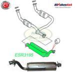 INTERMEDIATE SILENCER EXHAUST MUFFLER RANGE P38 95-97 ESR3195 AM