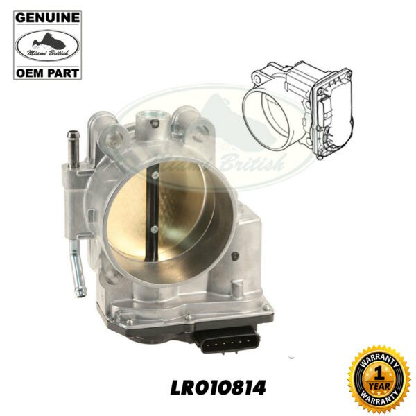 LAND ROVER THROTTLE BODY & MOTOR ASSY RANGE LR4 RR SPORT 5.0L LR010814 GENUINE