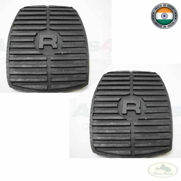 LAND ROVER BRAKE & CLUTCH RUBBER PEDAL PAD x2 RANGE CLASSIC DISCOVERY 575818 AM4x4