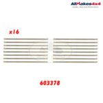 LAND ROVER ENGINE PUSH ROD SET x16 RR CLASSIC DISCOVERY DEFENDER RANGE 95-02 P38 603378 ALLMAKES4x4