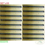 LAND ROVER ENGINE PUSH ROD SETx16 RR CLASSIC DISCOVERY DEF RANGE P38 603378 USED