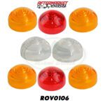 LAND ROVER REAR LAMP LENS INDICATOR SET DEFENDER 87 - 91 ROV0106 AFTERMARKET