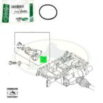 LAND ROVER FRONT AXLE BEARING BRACKET ORING SEAL RANGE 03-09 TYX000060 GENUINE