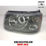 LAND ROVER HEADLAMP LHD LH HALOGEN W/O CORNERING RANGE SPORT 06-09 XBC502190LZN GENUINE