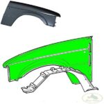 LAND ROVER FRONT WING FENDER RH DISCOVERY 1 ALR9878 USED