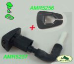 LAND ROVER HOOD SPRAYER JET + RETAINER RANGE P38 RR CLASSIC AMR5257 AMR5256 OEM