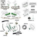 LAND ROVER GASKET & SEAL LR4 RANGE SPORT 10-13 RANGE 10-12 5.0L MR0260 LR105293 LR105294 GENUINE