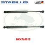 LAND ROVER HOOD STRUT SHOCK BONNET SET x2 RANGE 03-12 BKK760010 STABILUS
