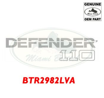 LAND ROVER DEFENDER 110 LIGHT GRAY DECAL STICKER BTR2982LVA OEM