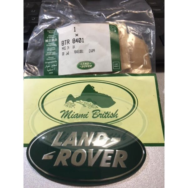 LAND ROVER FRONT RADIATOR GRILLE BADGE RANGE DISCOVERY 1 BTR8401 GENUINE