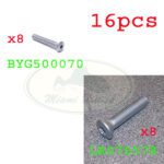 LAND ROVER BOLT FRONT DOOR HINGES SET 16 PIECES M8 x55 M8 x40 DEFENDER BYG500070 LR076578 OEM