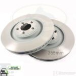 JAGUAR FRONT BRAKE DISC ROTOR SET S-TYPE XJ XK XF C2D61074 ZIMMERMANN