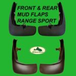 LAND ROVER FRONT & REAR MUDFLAPS MUD FLAPS CAS500070PCL CAT500120PCL RANGE SPORT 06-09 ALLMAKES4x4