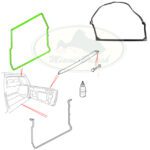 LAND ROVER REAR TAIL END DOOR SEAL FREELANDER CKE500032 USED