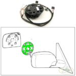 LAND ROVER MIRROR MOTOR W/ MEMORY RH RANGE 03-04 CRP000090 OEM