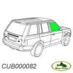LAND ROVER FRONT DOOR GLASS WINDOW RIGHT RH RANGE 03-05 CUB000082 OEM