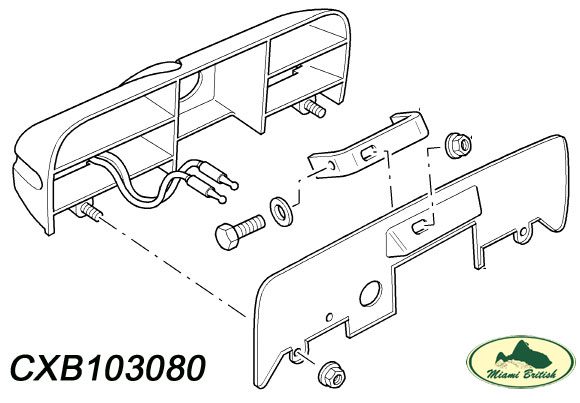 LAND ROVER TAIL GATE DOOR HANDLE DISCOVERY 2 II CXB103080 USED