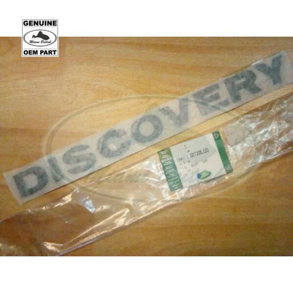 LAND ROVER TAIL END DOOR GATE DECAL GRAY DISCOVERY DAH100720LQQ OEM