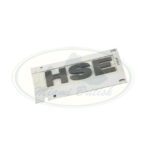 LAND ROVER NAME PLATE "HSE" BRUNEL METALLIC LR3 LR4 4.4L V8 DAM500520LQV AM