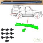 LAND ROVER FINISHER BODY SIDE SILL RH DISCOVERY-2 99-03 DDJ100840 OEM
