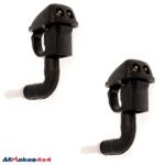 LAND ROVER HOOD SPRAYER WINDSHIELD JET PAIR SET x2 RANGE P38 99-02 DNJ100750 OEM