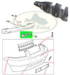 LAND ROVER FRONT BUMPER MOUNTING BRACKET LH FREELANDER DPN100210 OEM