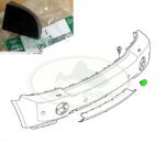 LAND ROVER FRONT BUMPER SCREW CAP LH RANGE 06-09 DPW500030PUY OEM