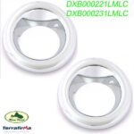LAND ROVER FOG LAMP BEZEL x2 RH LH CHROMED RANGE SPORT 06-09 DXB000221LMLC DXB000231LMLC TERRAFIRMA
