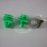 LAND ROVER FINISHER BUMPER END CAP CLIP SET x3 DISCOVERY 2 II DYC101570L DYC10031L OEM