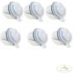 LAND ROVER MOULDING PILLAR TRIM FASTENER CLIP SET x6 RANGE DYC500020 MB PR2