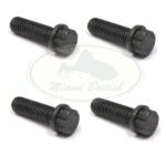 LAND ROVER EXHAUST MANIFOLD TO HEAD SCREW BOLT M8 SETx4 RANGE P38 ERR4961 OEM