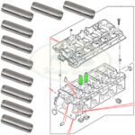 LAND ROVER CYLINDER HEAD VALVE GUIDE x10 DIESEL Td5 DISCOVERY DEFENDER ERR7225 ALLMAKES
