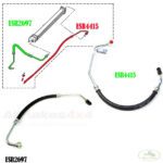 LAND ROVER ENGINE OIL COOLER FILTER HOSE PIPE SET RANGE P38 95-98 ESR4415 ESR2697 AM