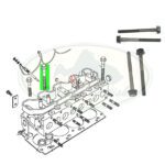 LAND ROVER CYLINDER HEAD BOLT SET X4 DEF RANGE CLASSIC DISCO1 2.5L TDI ETC8810 ALLM4X4
