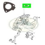 LAND ROVER TURBO CHARGER INLET GASKET DIESEL 3.0 V6 TURBO CHARGER LR084664 OEM