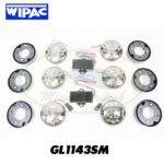 LAND ROVER REAR TAIL LIGHT LAMP SMOKED LENS UPGRADE KIT DEFENDER GL1143SM AMR6526 AMR6527 WIPAC