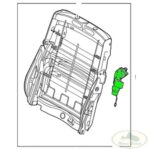 LAND ROVER FRONT DRIVER SEAT BACK RECLINING MOTOR RANGE 03-06 HHL000040 USED