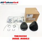 LAND ROVER CV JOINT BOOT KIT RR SPORT LR3 LR4 DIESEL TDR500100 AM