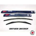 LAND ROVER WIPER BLADE KIT SET RH LH RANGE RR SPORT LR033029 LR076850 DENSO