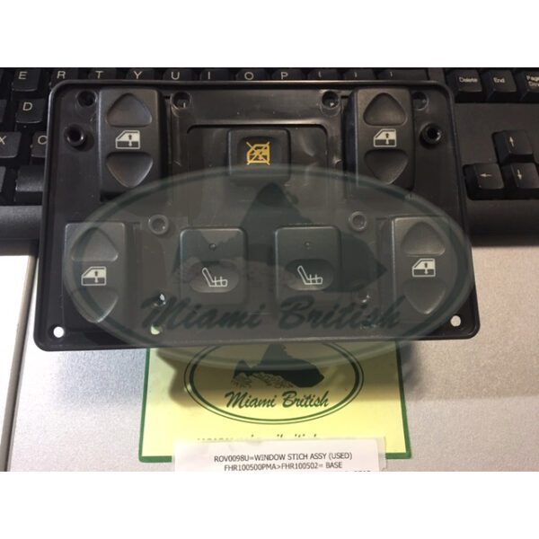 LAND ROVER WINDOW SWITCH ASSY DISCOVERY 2 II ROV0098 BTR3655LNF USED