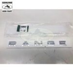 LAND ROVER REAR DOOR TAIL GATE DECAL BADGE TITAN ¨RANGE¨ SPORT 06-10 DAB500270MBJ GENUINE