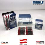 LAND ROVER IGNITION WIRES SPARK PLUG AIR & OIL FILTER KIT DISCOVERY 2 RANGE P38 MR0072 NLP100320 CHAMP / MAHLE