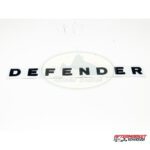LAND ROVER FRONT NAME PLATE DECALS GLOSSY BLACK DEFENDER ROV0154 AFT
